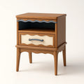 Comodino in Legno con Cassetto e Ripiano