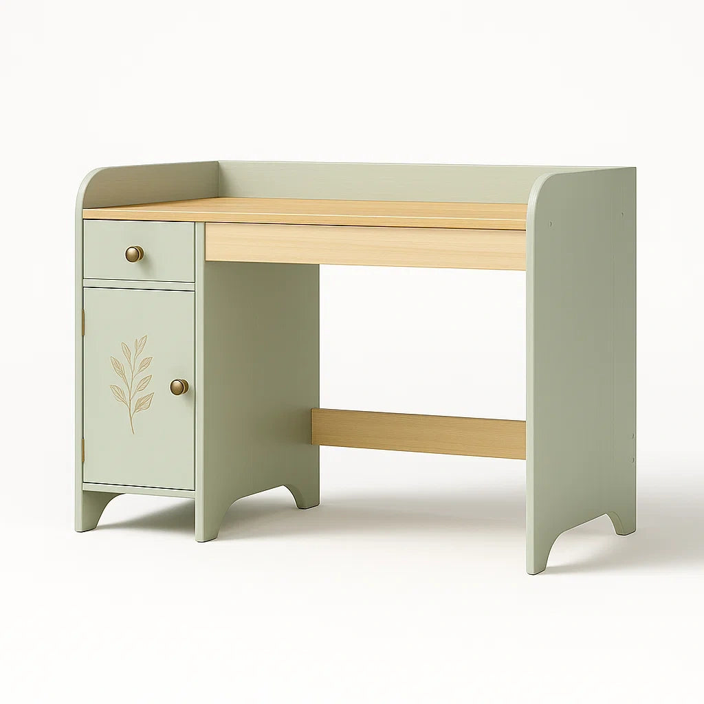Scrivania per Bambini in Legno MDF Verde