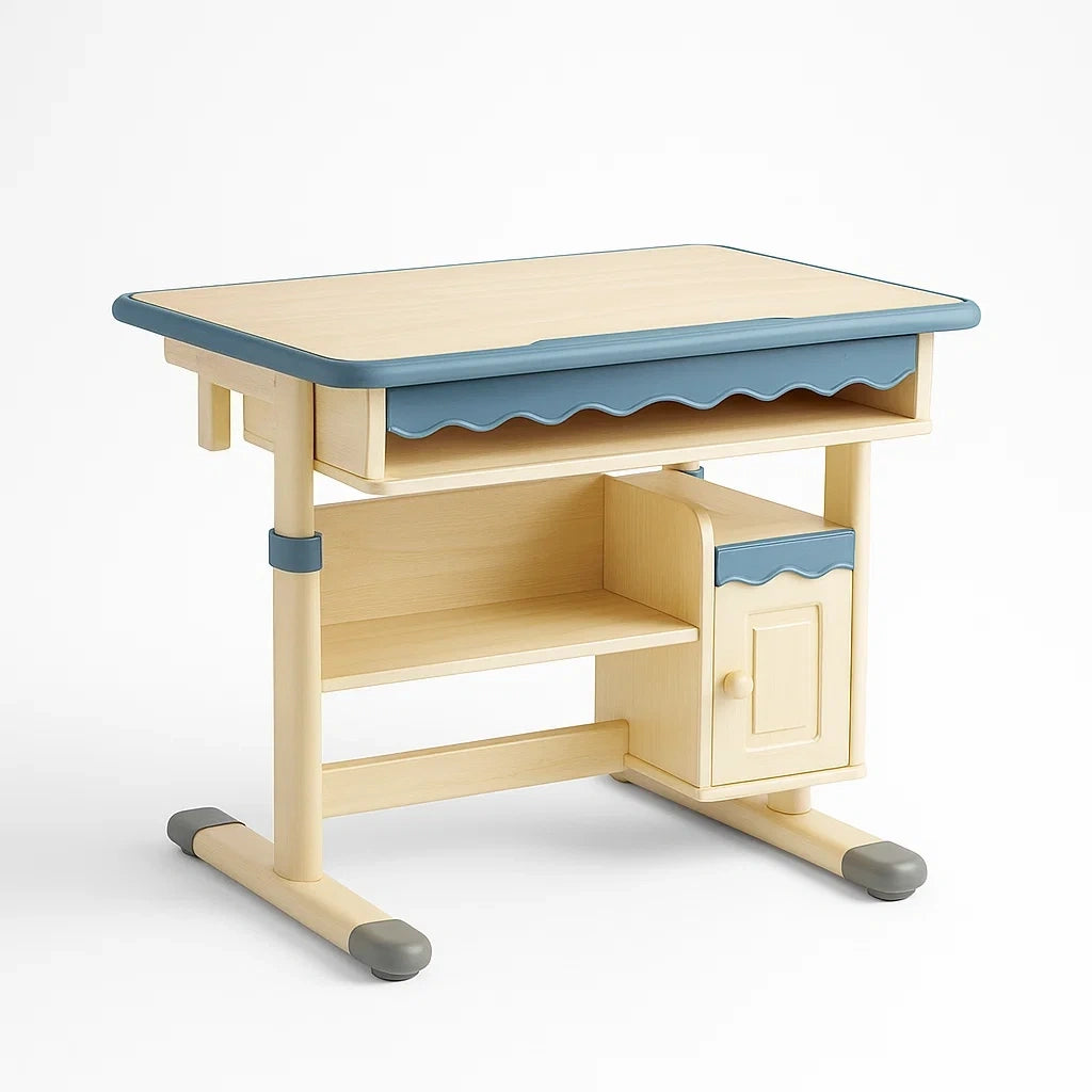Scrivania per Bambini in Legno e ABS 60x40x60 cm